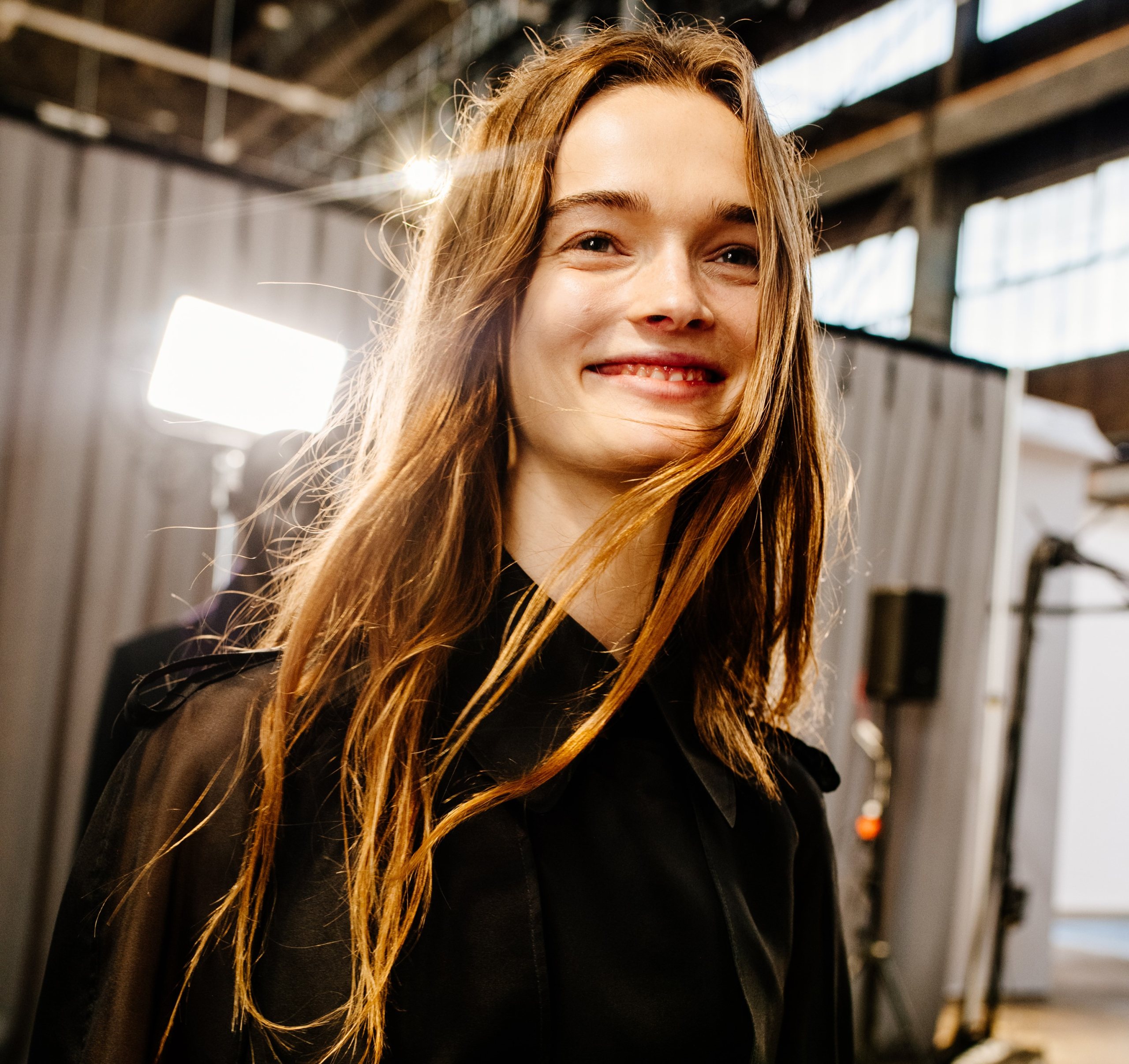 Helmut Lang backstage