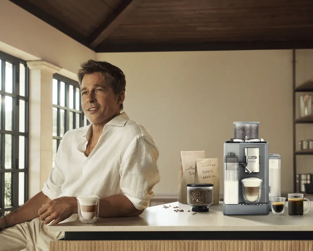 delonghi rivelia and brand pitt