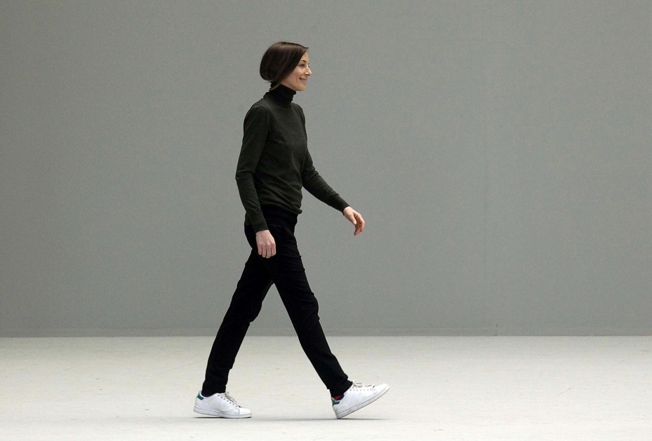 PARIS, FRANCE - MARCH 06: Phoebe Philo walks the runway during the Celine Ready to Wear Autumn/Winter 2011/2012 show during Paris Fashion Week  on March 6, 2011 in Paris, France. (Photo by Michel Dufour/WireImage)