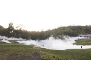 Fujiko Nakaya "Fog Forest", photo: Andrea Rossetti