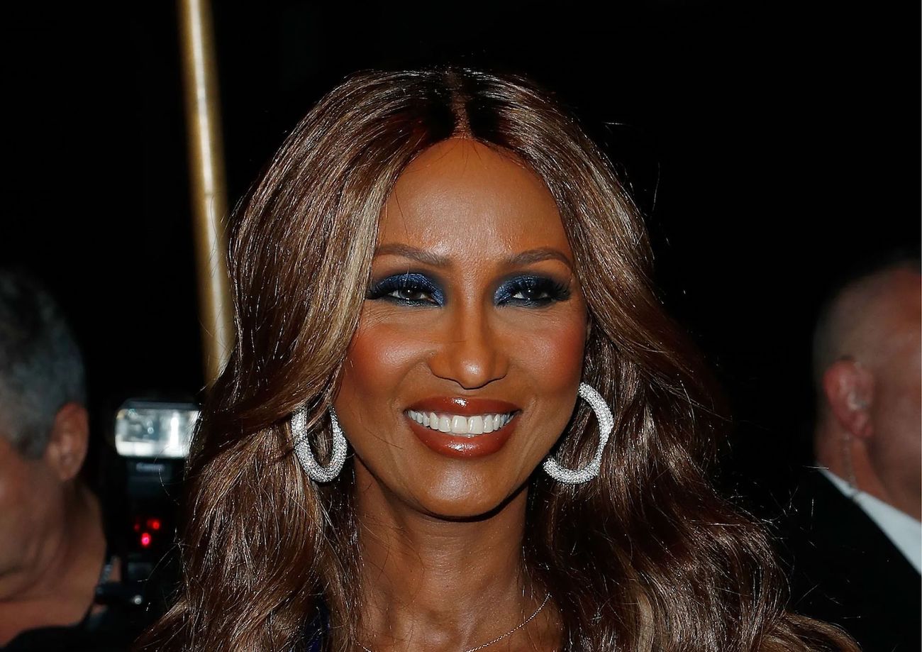 Supermodel Iman na crvenom tepihu