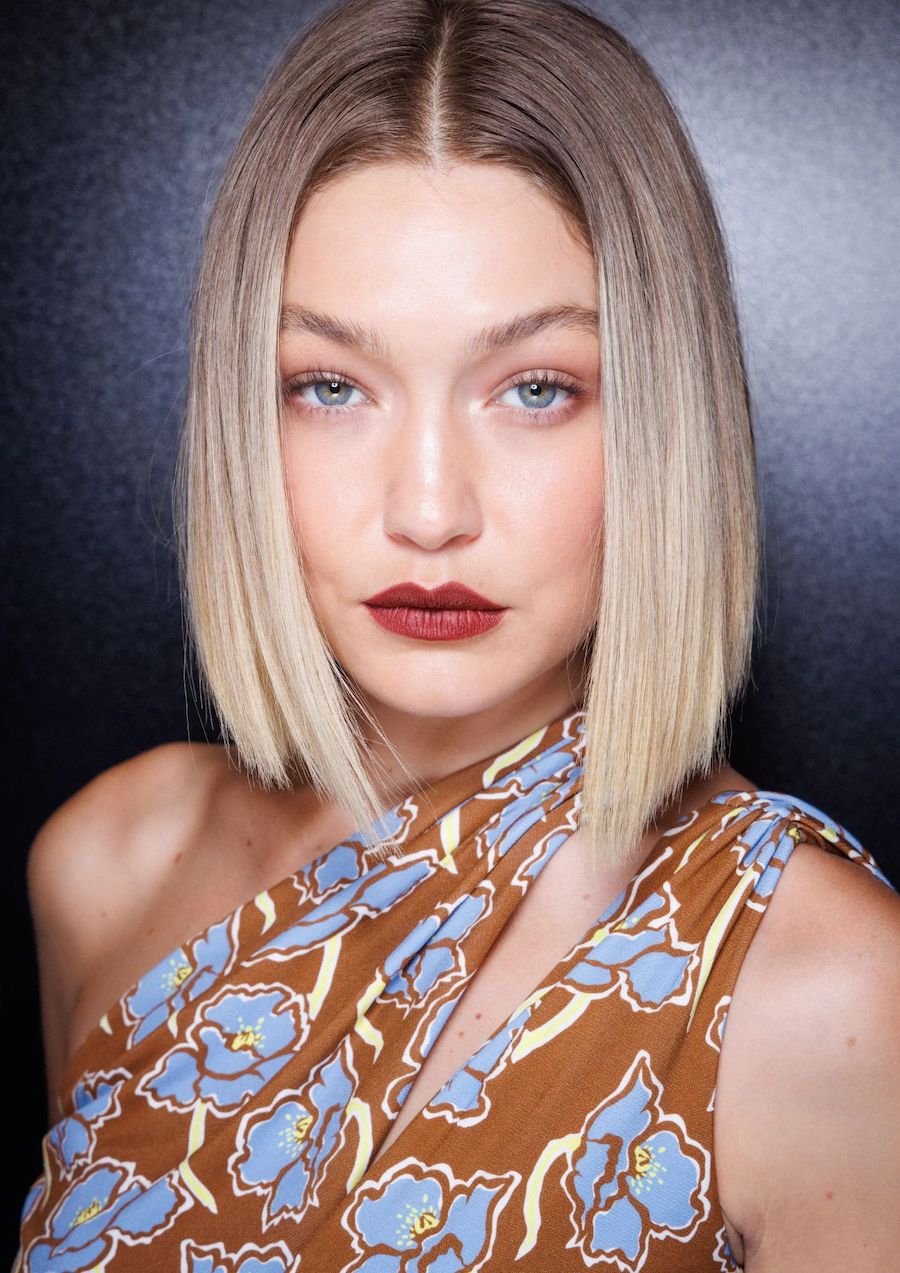 Gigi Hadid s laminiranim obrvama